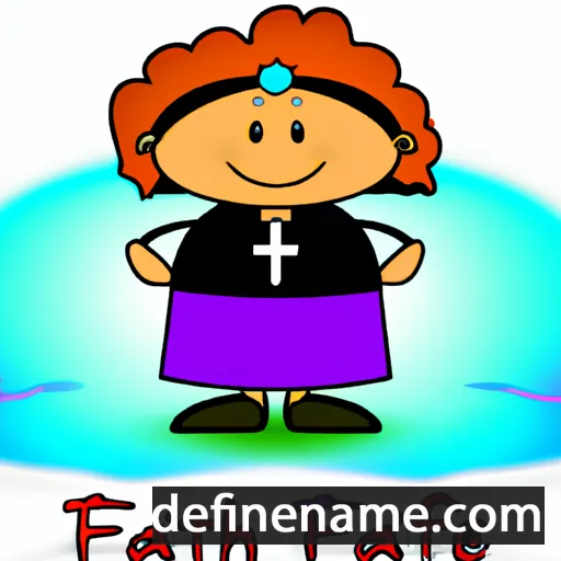 Faithie cartoon