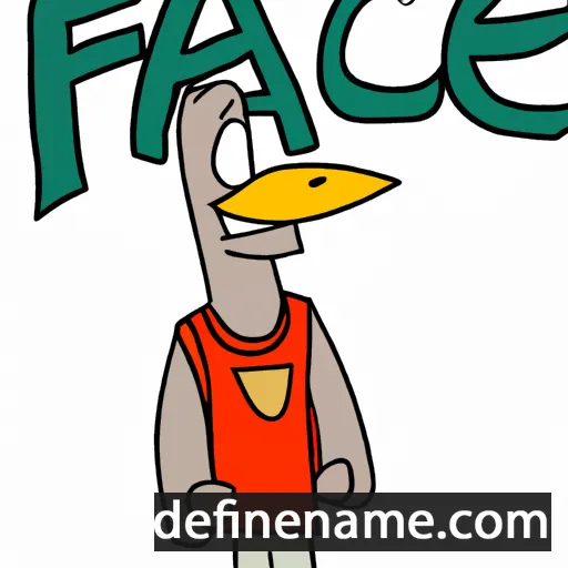 cartoon of the name Falc