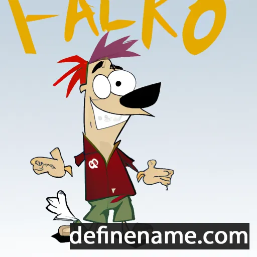 cartoon of the name Falko