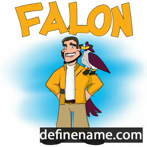 Falkon cartoon