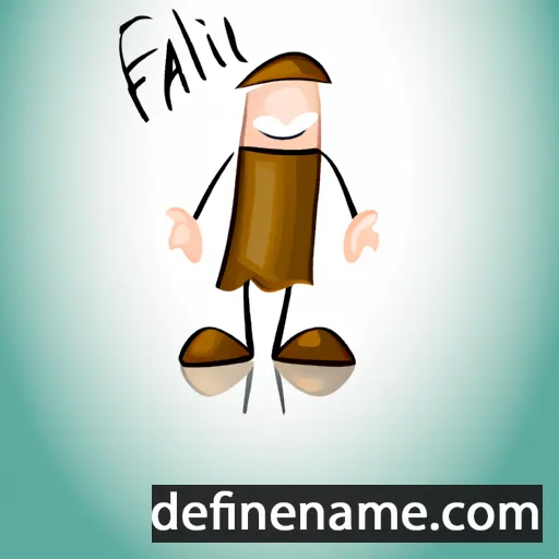 cartoon of the name Faltin