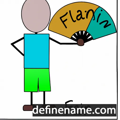 cartoon of the name Fan