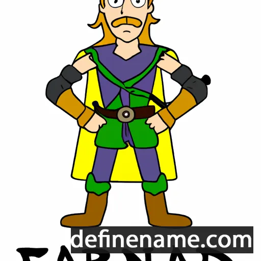 cartoon of the name Fandral