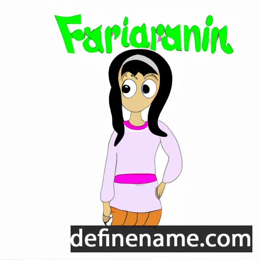 cartoon of the name Faranirina