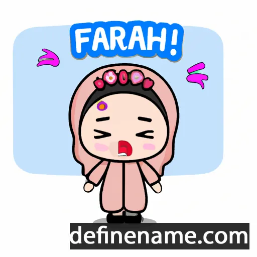 Farhah cartoon