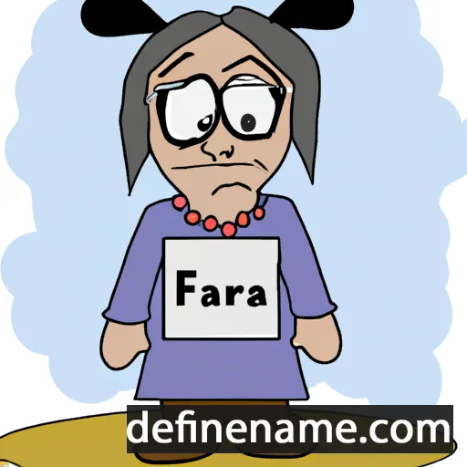 cartoon of the name Färxänä