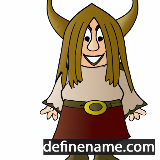 cartoon of the name Farþegn