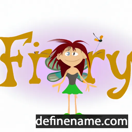 cartoon of the name Fary