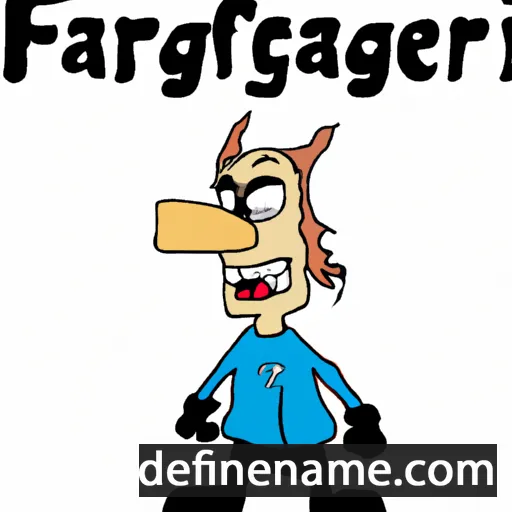 Fastgæirr cartoon