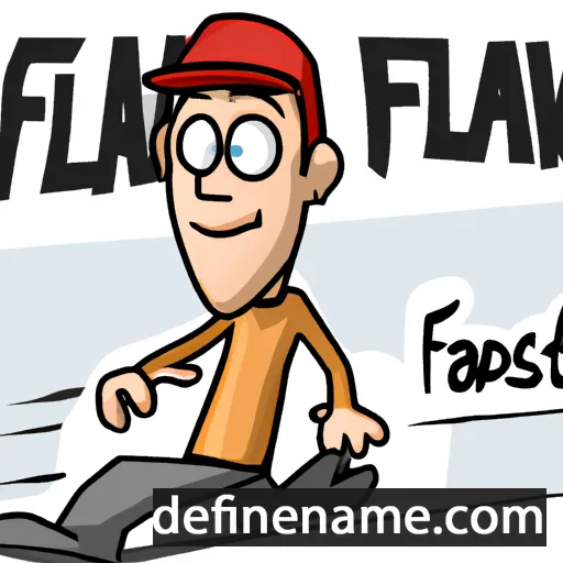 cartoon of the name Fastward