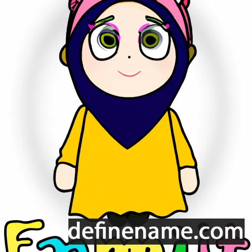 cartoon of the name Fatimat