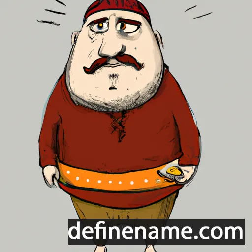 cartoon of the name Fatykh