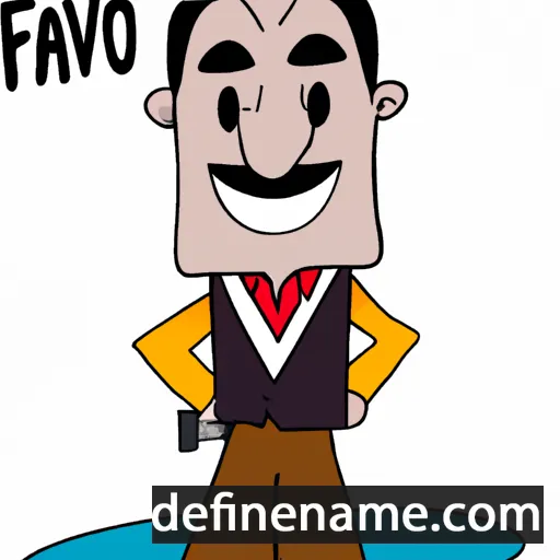 Favio cartoon