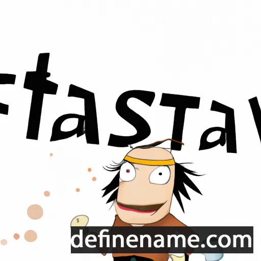 cartoon of the name Favsta