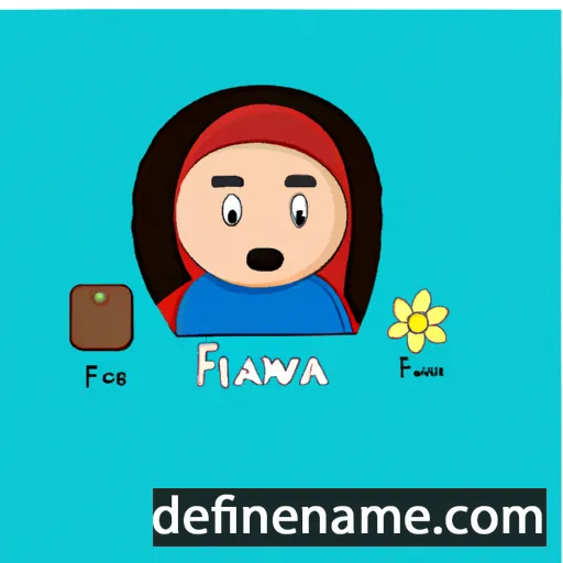 Fawzia cartoon