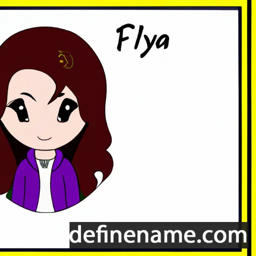 Fayna cartoon