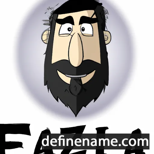 cartoon of the name Fazal