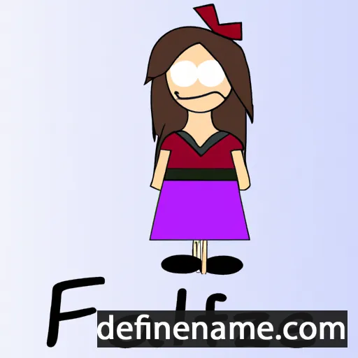 cartoon of the name Fazilet