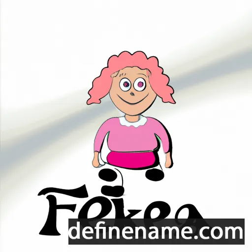 cartoon of the name Félka