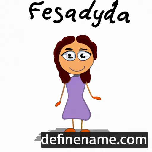 cartoon of the name Feadosiya