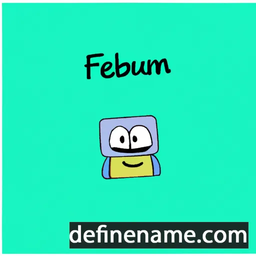 Febrún cartoon