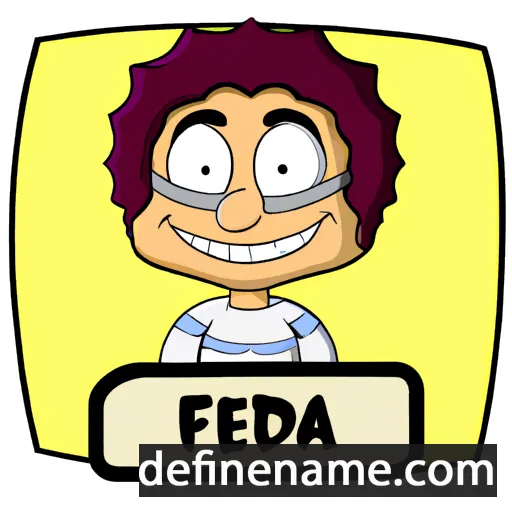 Fedda cartoon