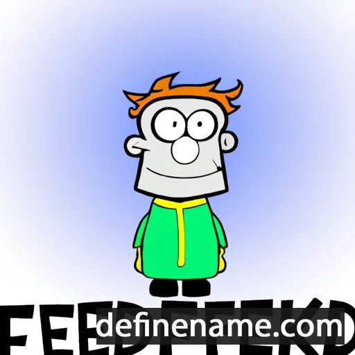 cartoon of the name Fedderik