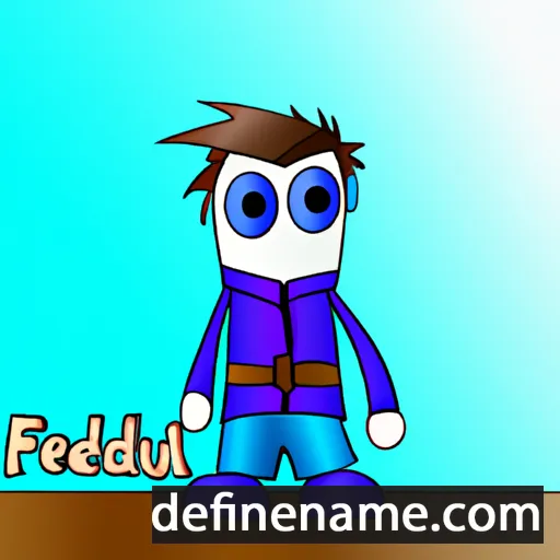 cartoon of the name Federiku