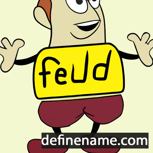 cartoon of the name Fedul