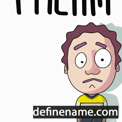 cartoon of the name Fehmi