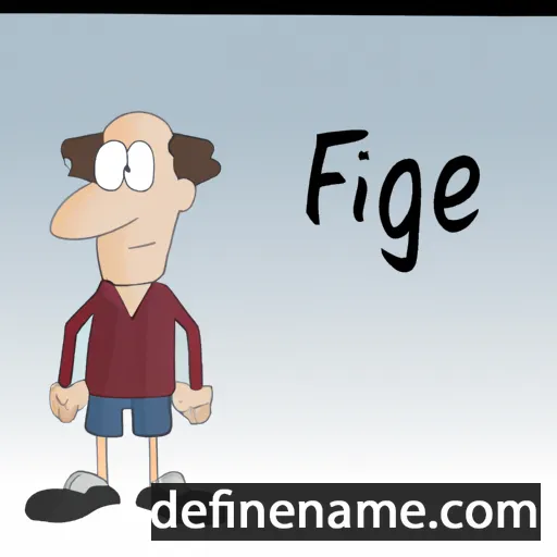 cartoon of the name Feigle