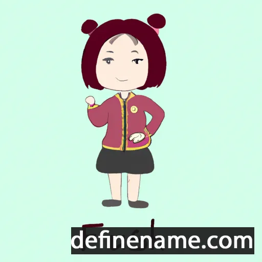 cartoon of the name Feihua