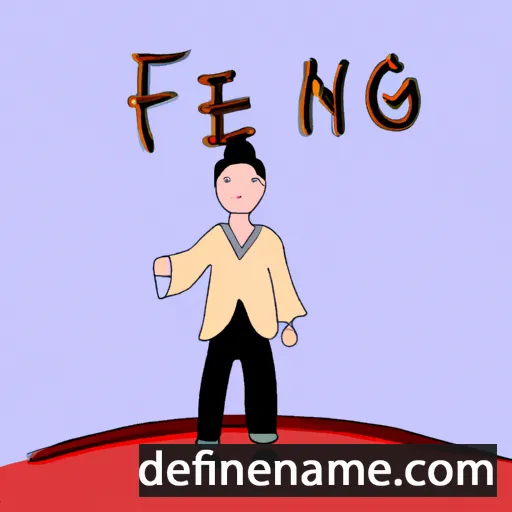 cartoon of the name Feiping