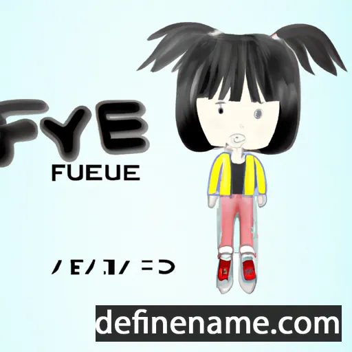 cartoon of the name Feiyue