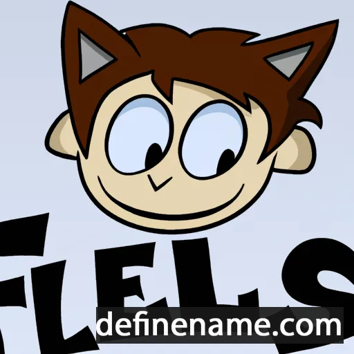 cartoon of the name Feles