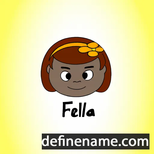 cartoon of the name Felia