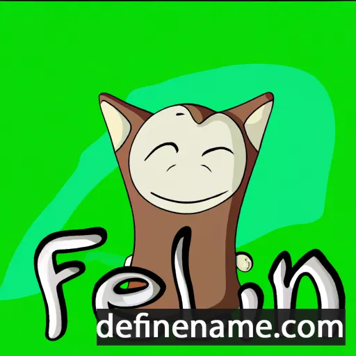 cartoon of the name Felin