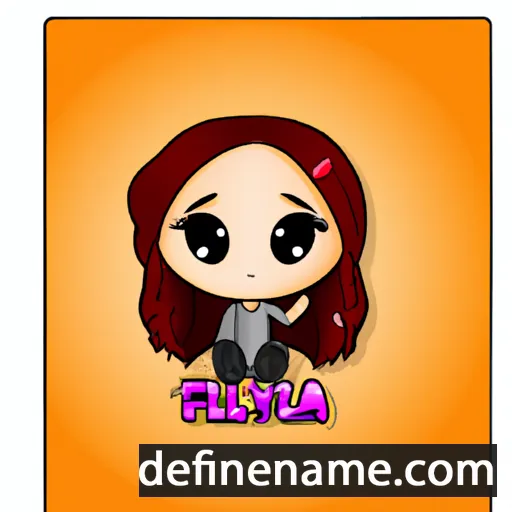 cartoon of the name Felya