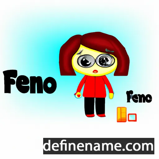 Feña cartoon