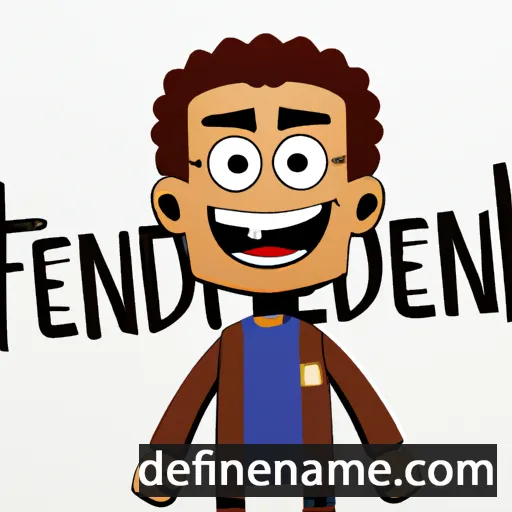 cartoon of the name Fendri