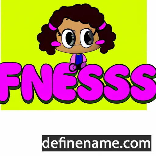 cartoon of the name Fenissa