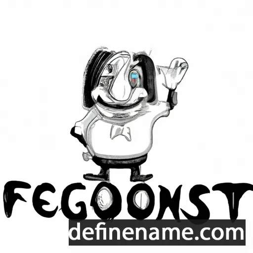 cartoon of the name Feognost