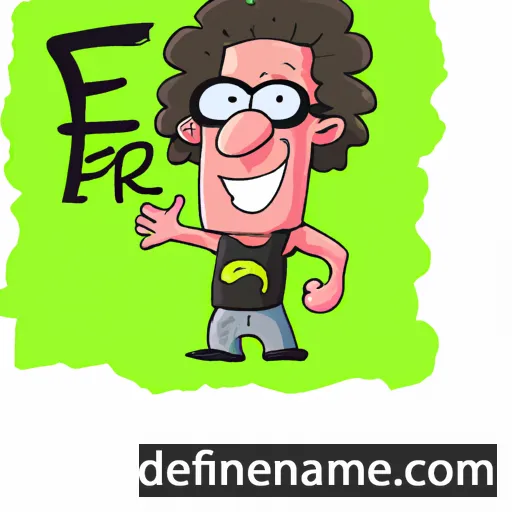 cartoon of the name Fer