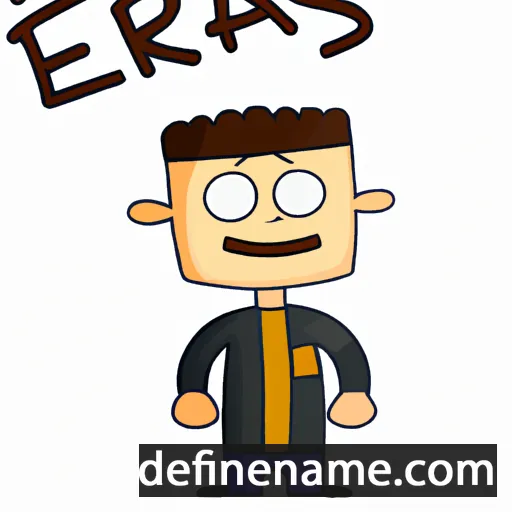 cartoon of the name Feras