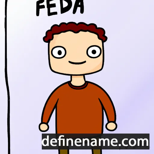 cartoon of the name Ferdia