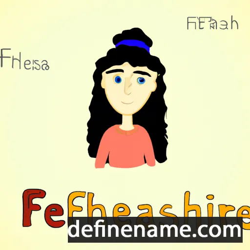 Fereshta cartoon