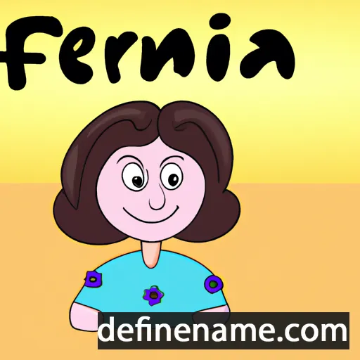 cartoon of the name Fermina