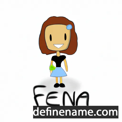 cartoon of the name Fernã