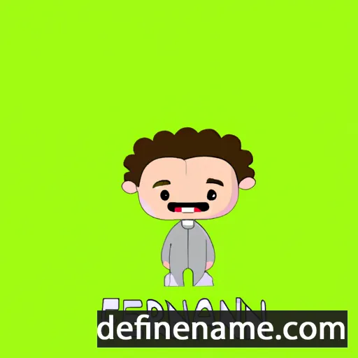 cartoon of the name Fernan