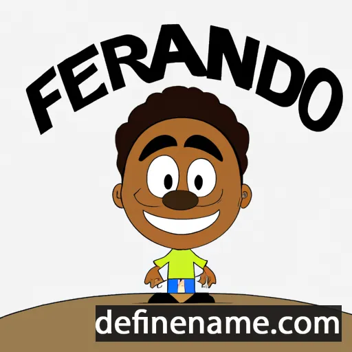 Fernandinho cartoon